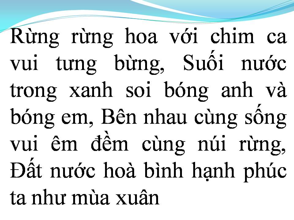 Lời bài hát TÌNH CA TÂY BẮC