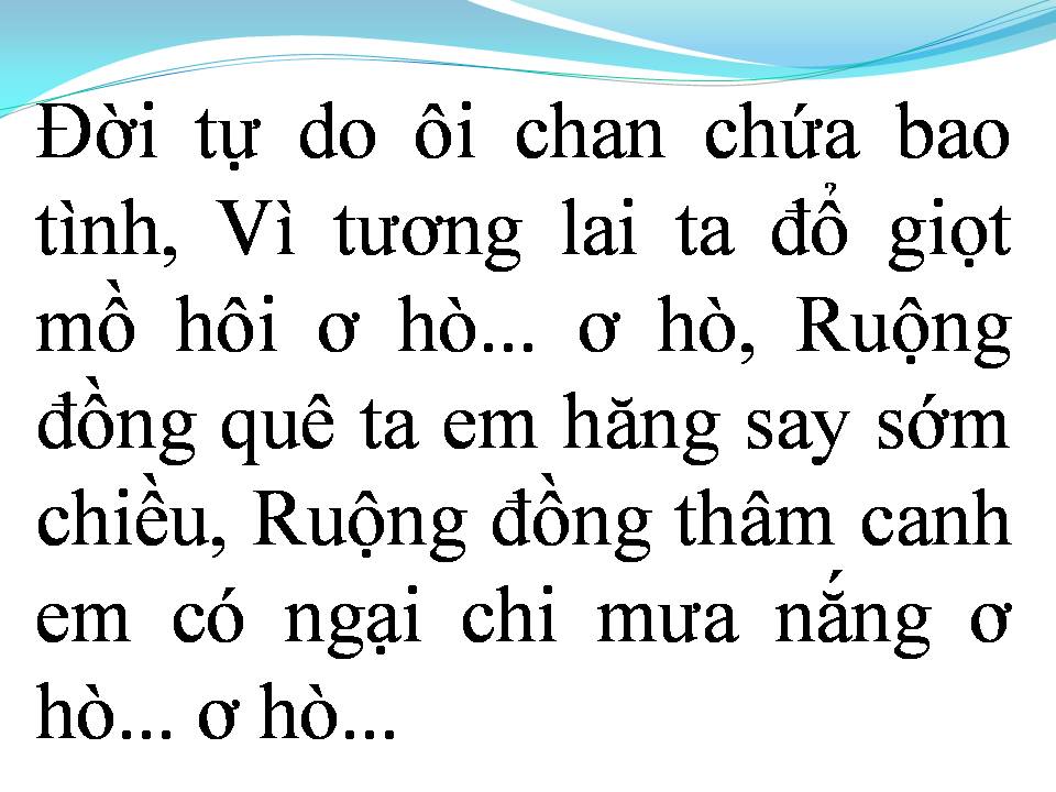 Lời bài hát TÌNH TA BIỂN BẠC ĐỒNG XANH