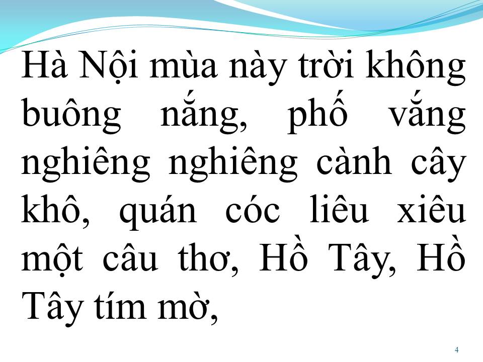 Lời bài hát HÀ NỘI MÙA NÀY VẮNG NHỮNG CƠN MƯA