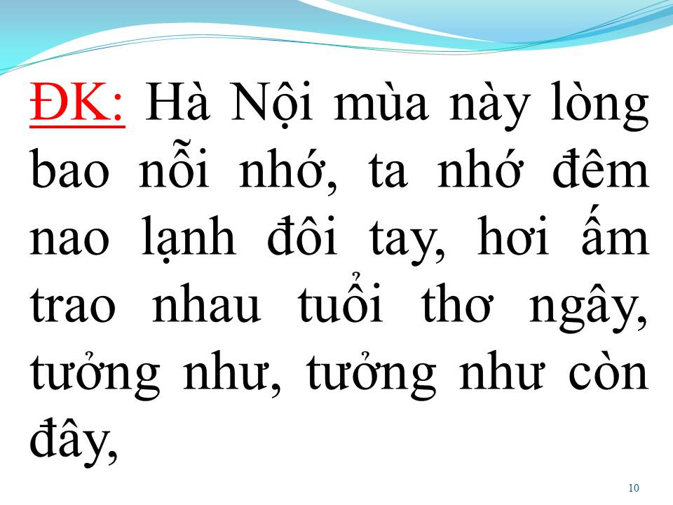 Lời bài hát HÀ NỘI MÙA NÀY VẮNG NHỮNG CƠN MƯA
