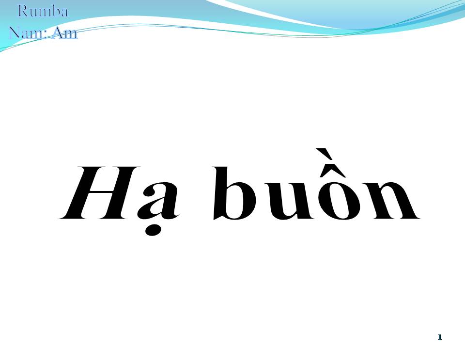 Lời bài hát HẠ BUỒN