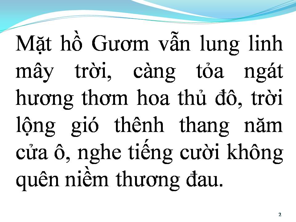 Lời bài hát HÀ NỘI NIỀM TIN VÀ HY VỌNG