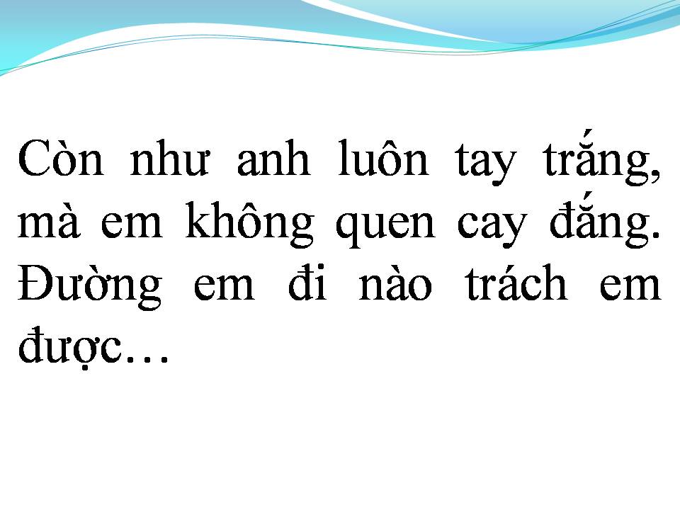 Lời bài hát HAI BÀN TAY TRẮNG