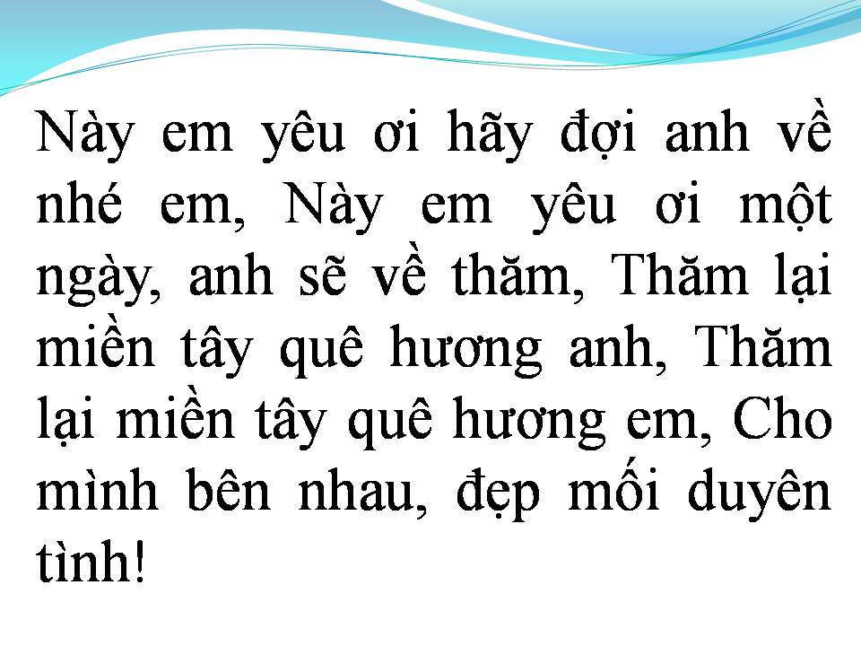Lời bài hát HAI LÚA VỀ LÀNG