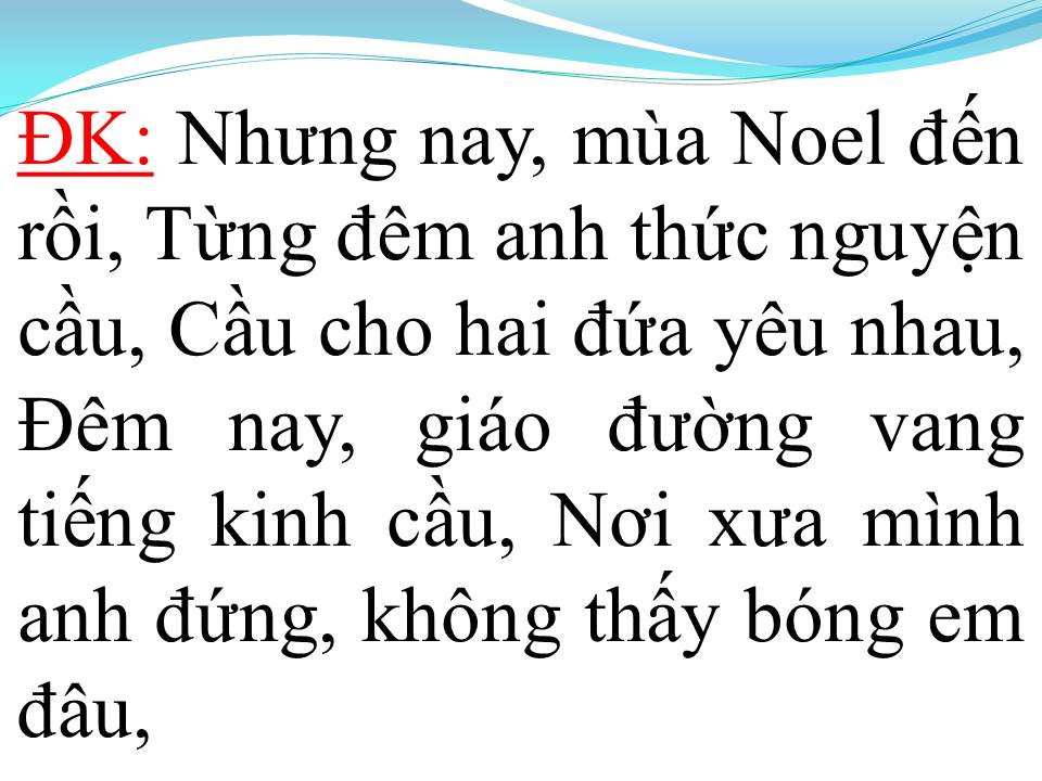 Lời bài hát HAI MÙA NOEL
