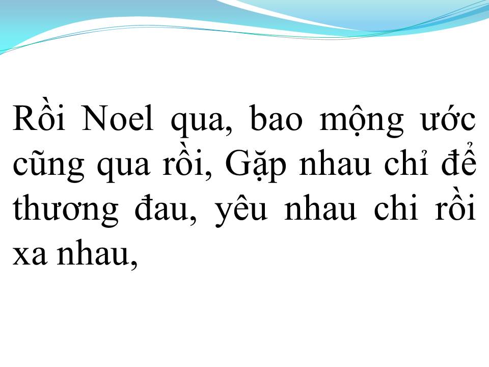 Lời bài hát HAI MÙA NOEL