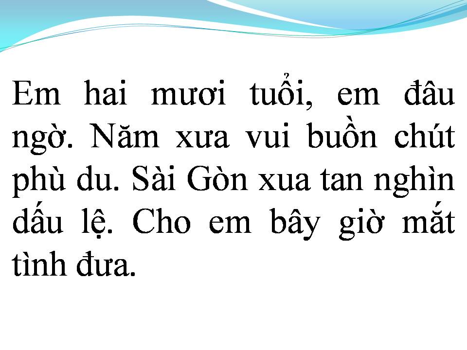 Lời bài hát HAI MƯƠI MÙA LẮNG LẠ