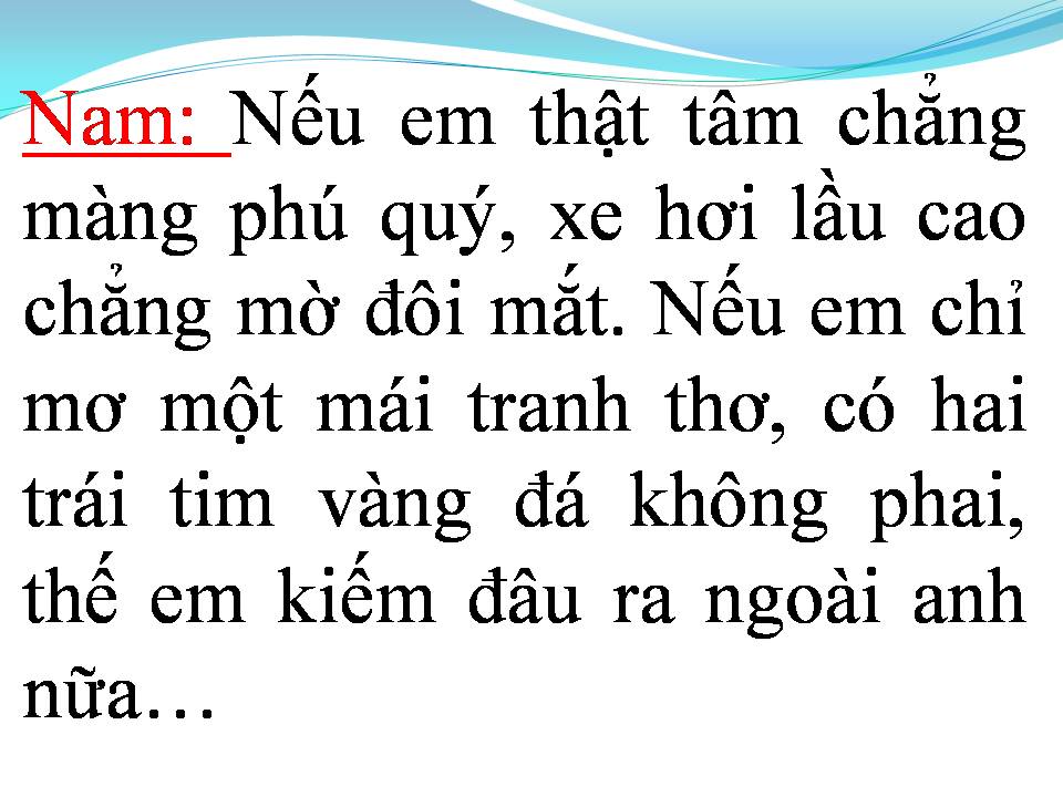 Lời bài hát HAI TRÁI TIM VÀNG