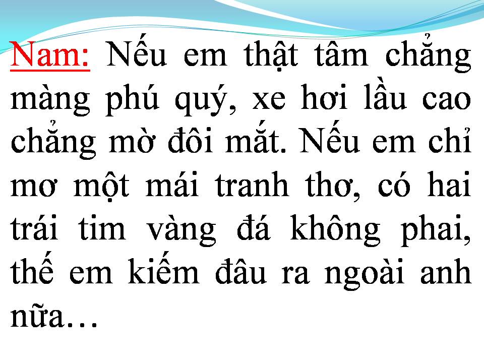 Lời bài hát HAI TRÁI TIM VÀNG