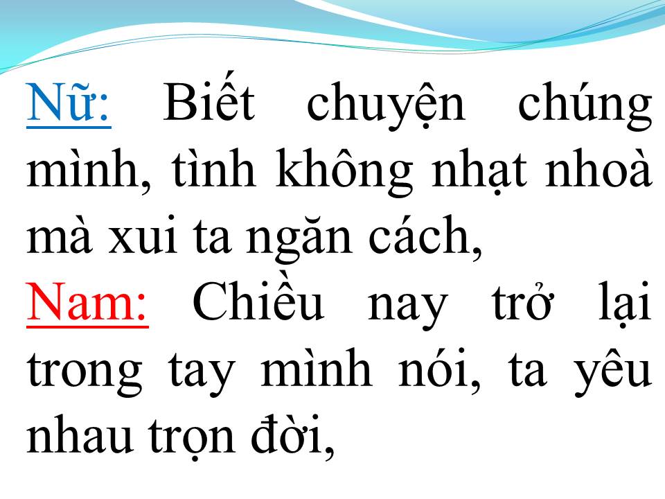Lời bài hát HÁI HOA RỪNG CHO EM (SONG CA)