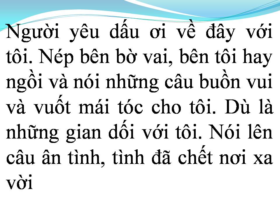 Lời bài hát HẬN TÌNH TRONG MƯA