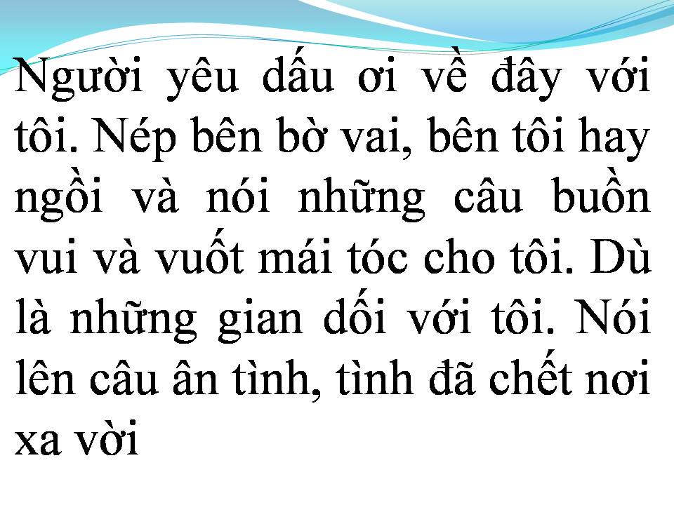 Lời bài hát HẬN TÌNH TRONG MƯA