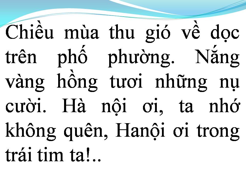 Lời bài hát HÀ NỘI ĐÊM TRỞ GIÓ