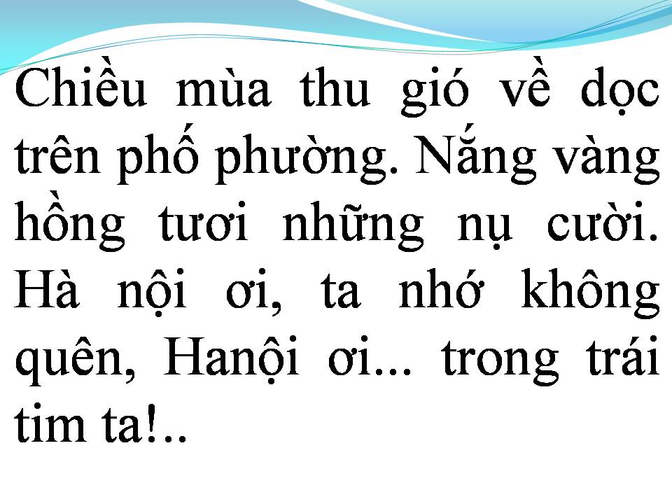 Lời bài hát HÀ NỘI ĐÊM TRỞ GIÓ