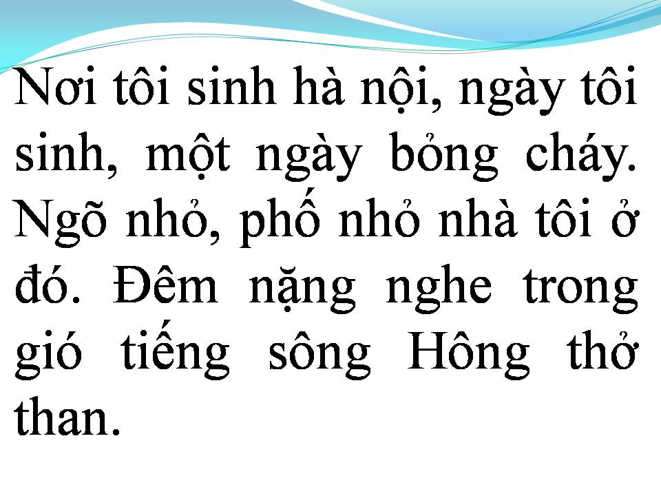 Lời bài hát HÀ NỘI VÀ TÔI
