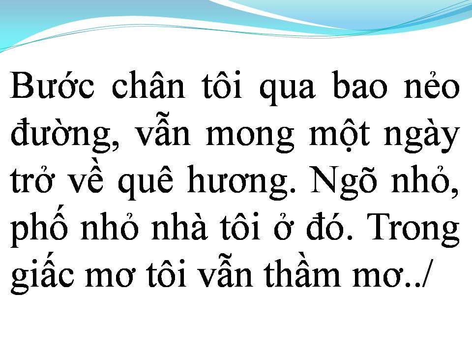 Lời bài hát HÀ NỘI VÀ TÔI