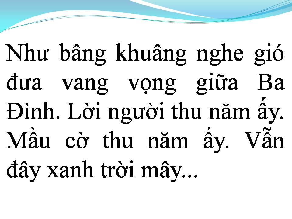 Lời bài hát HÀ NỘI MÙA THU