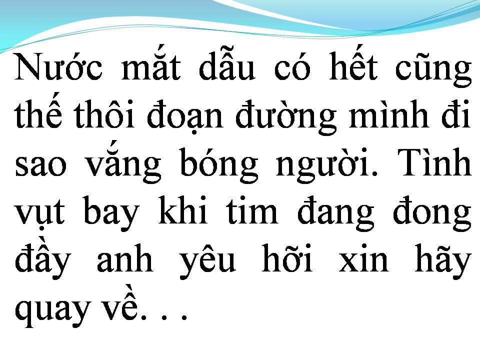 Lời bài hát HẠNH PHÚC CUỐI