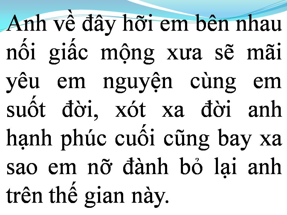 Lời bài hát HẠNH PHÚC CUỐI