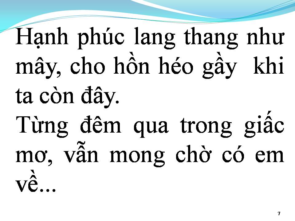 Lời bài hát HẠNH PHÚC LANG THANG