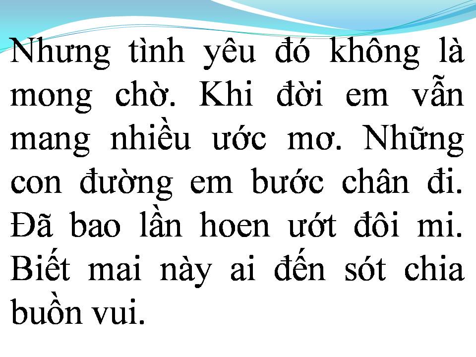 Lời bài hát HẠNH PHÚC MONG MANH