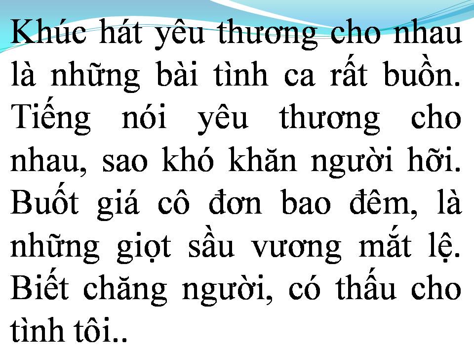 Lời bài hát HẠNH PHÚC NỬA VỜI