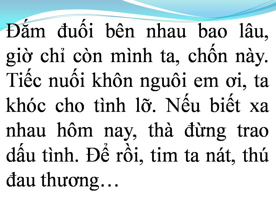 Lời bài hát HẠNH PHÚC NỬA VỜI
