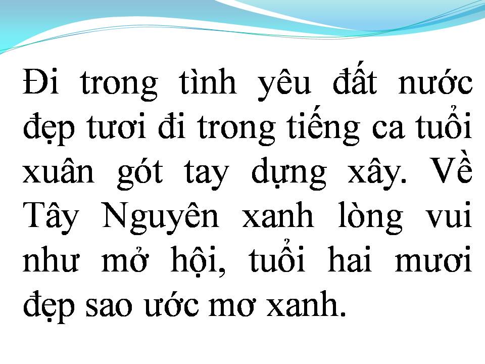 Lời bài hát HÀNH TRÌNH TUỔI HAI MƯƠI