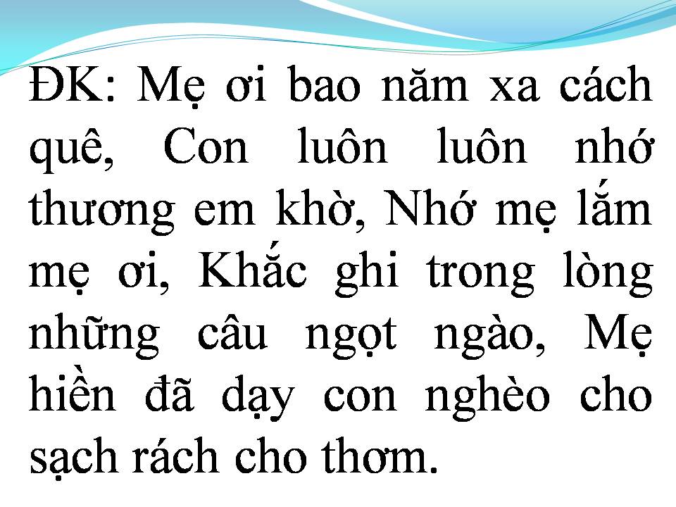 Lời bài hát BÚN RIÊU CUA ĐỒNG