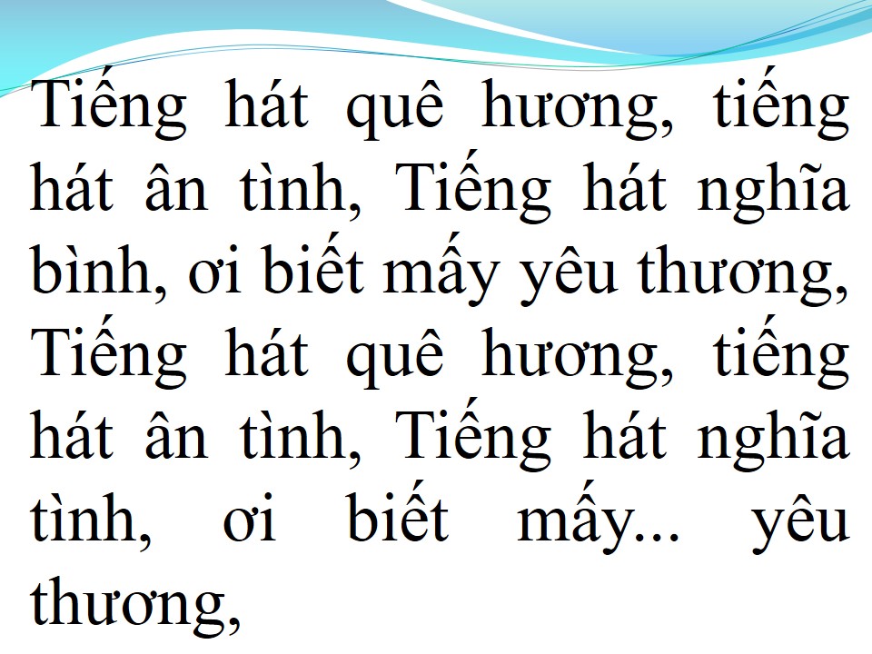 Lời bài hát ĐI TÌM CÂU HÁT LÝ THƯƠNG NHAU