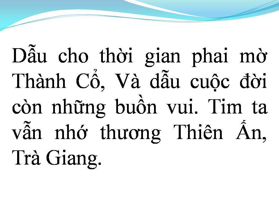 Lời bài hát QUẢNG NGÃI NHỚ THƯƠNG