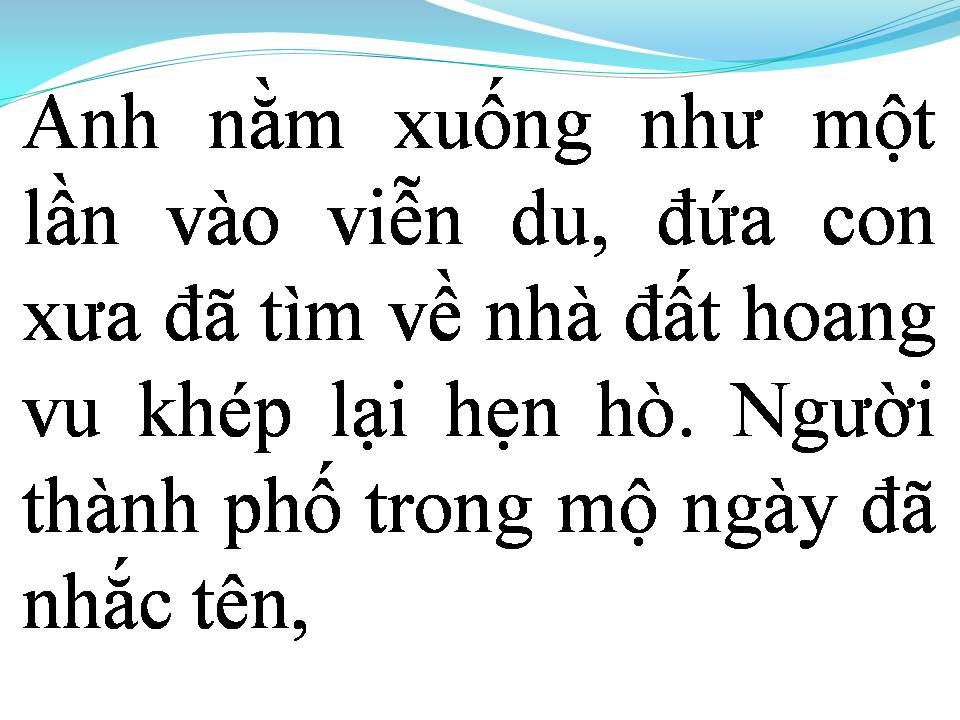 Lời bài hát HÁT CHO NGƯỜI NẰM XUỐNG