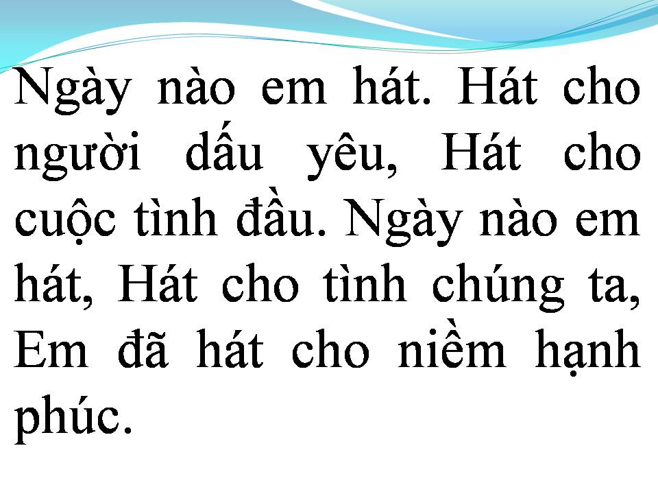 Lời bài hát HÁT CHO NGƯỜI Ở LẠI
