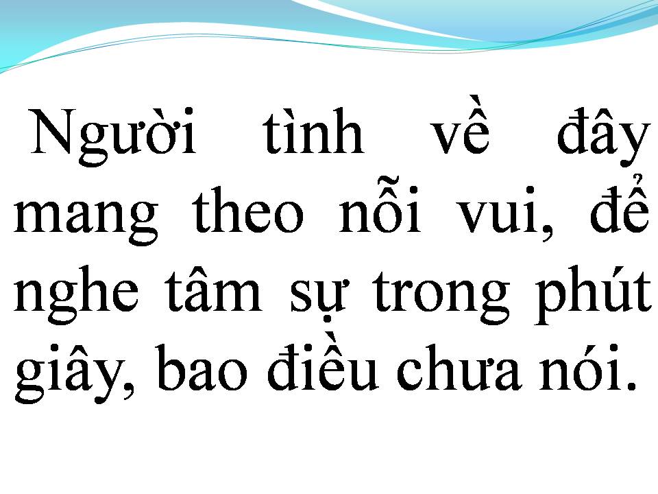 Lời bài hát HÁT CHO NGƯỜI TÌNH NHỚ