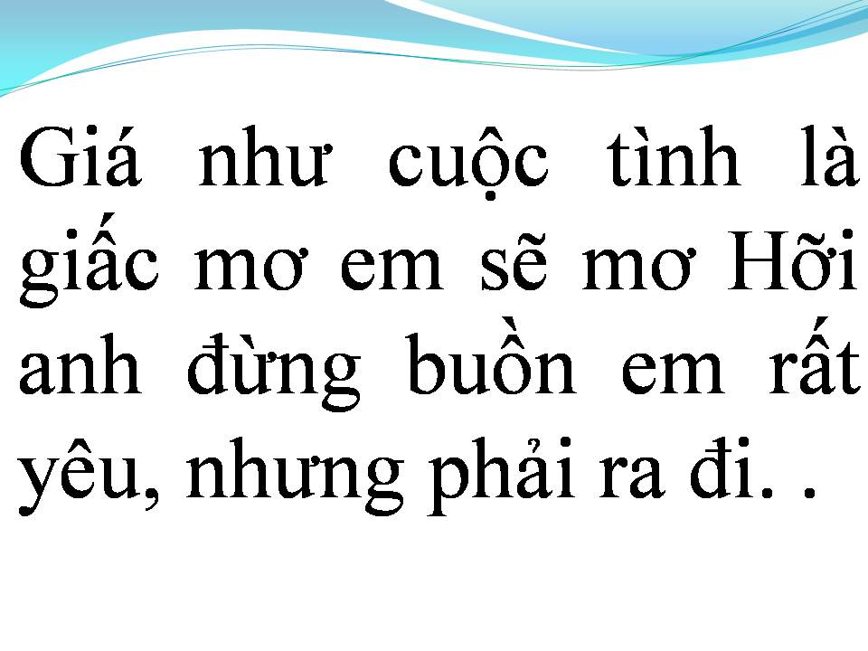 Lời bài hát HÁT CHO NGƯỜI TÌNH NHỚ