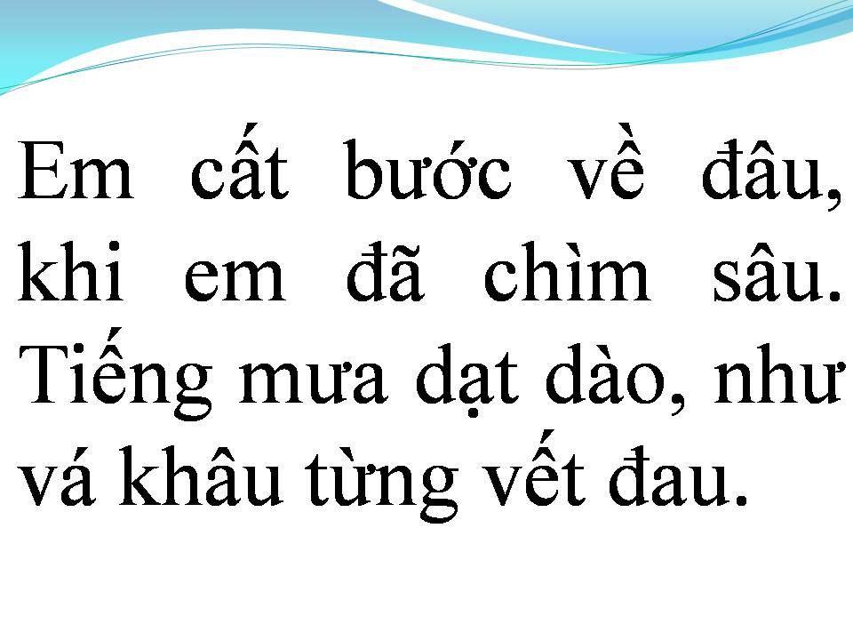 Lời bài hát HÁT CHO NGƯỜI TÌNH NHỚ
