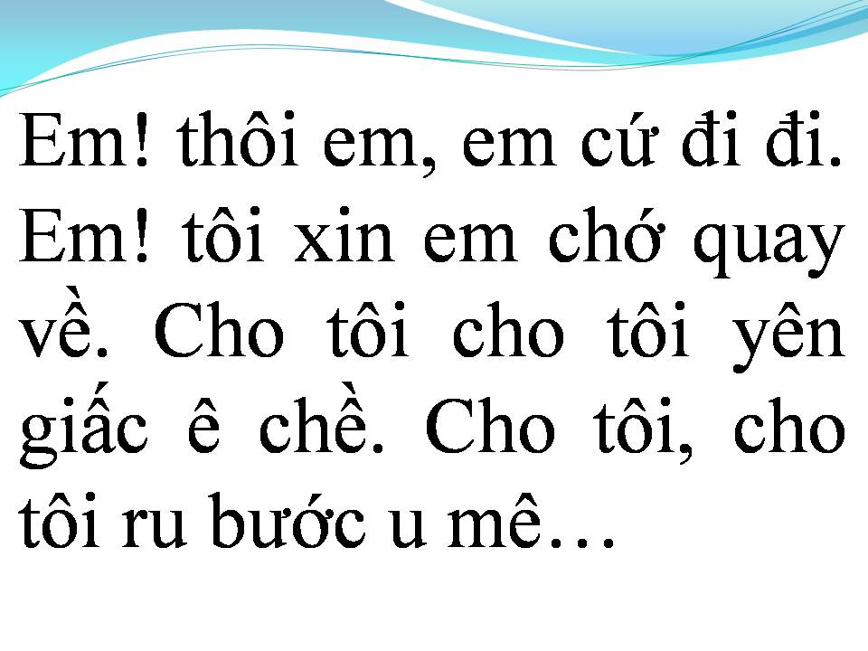 Lời bài hát HÁT CHO NGƯỜI TÌNH PHỤ