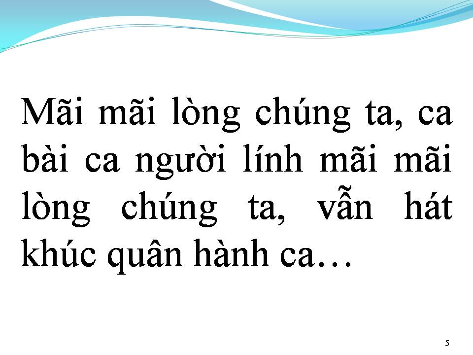 Lời bài hát HÁT MÃI KHÚC QUÂN HÀNH