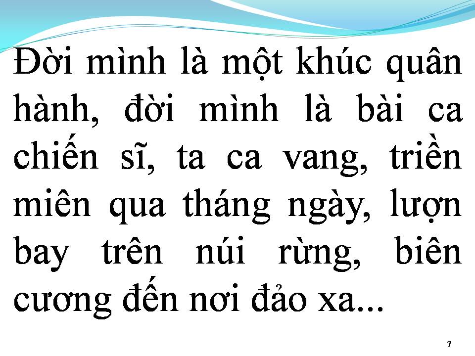 Lời bài hát HÁT MÃI KHÚC QUÂN HÀNH