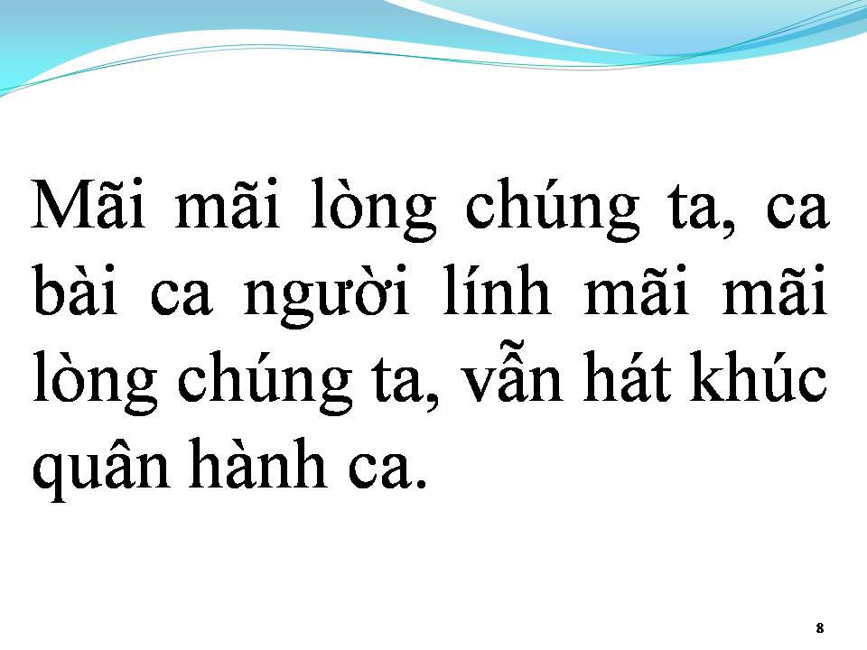 Lời bài hát HÁT MÃI KHÚC QUÂN HÀNH
