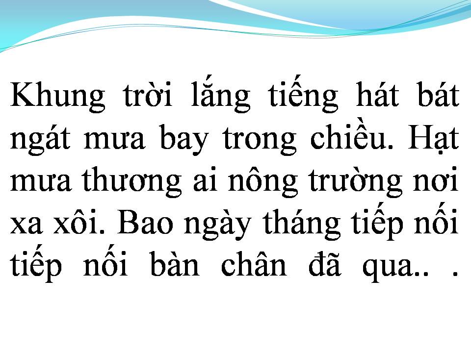 Lời bài hát HẠT MƯA LONG LANH