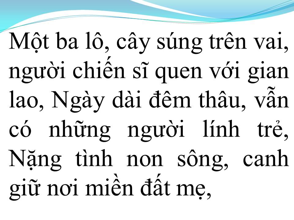 Lời bài hát HÁT VỀ ANH