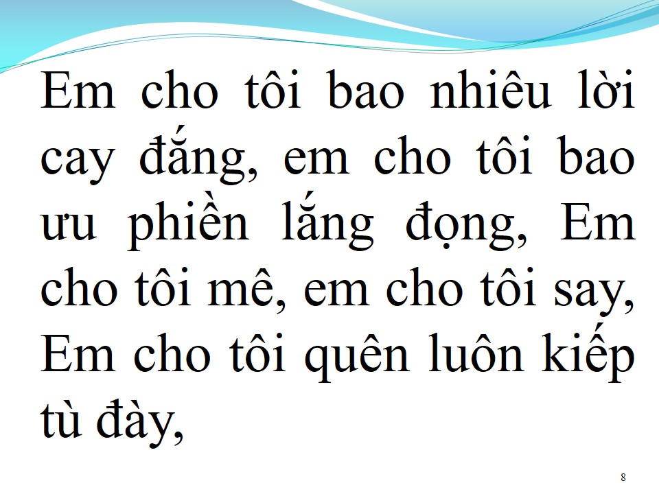 Lời bài hát HÃY CHO TÔI