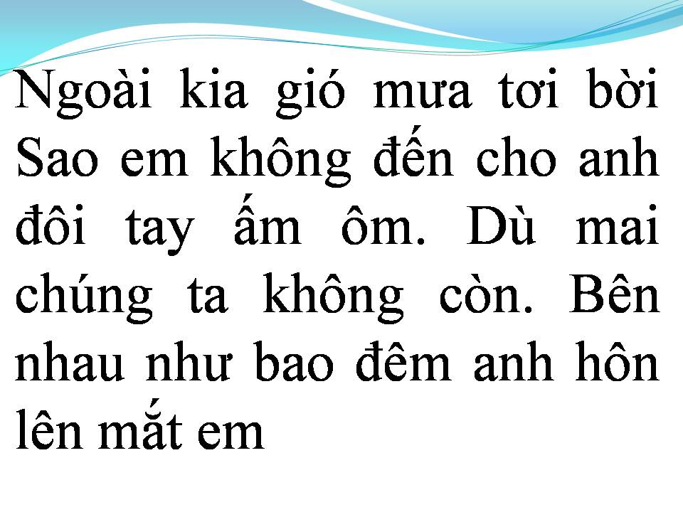 Lời bài hát HÃY ĐẾN ĐÂY ĐÊM NAY