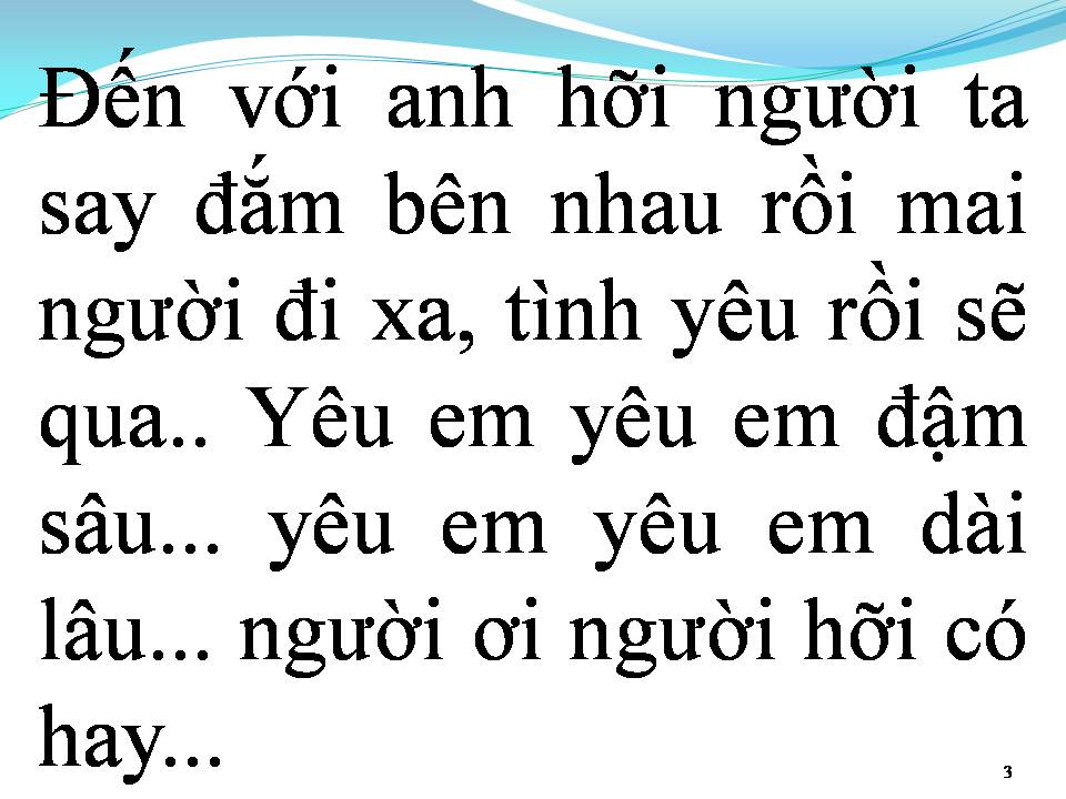 Lời bài hát HÃY ĐẾN VỚI ANH