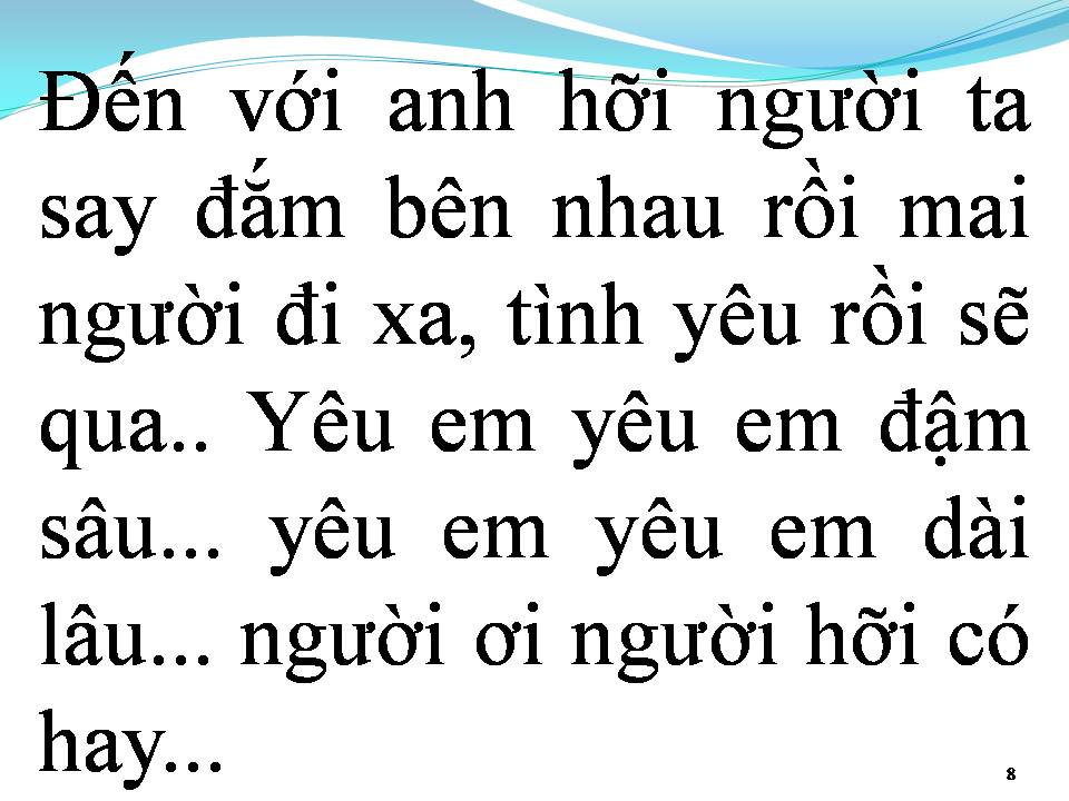 Lời bài hát HÃY ĐẾN VỚI ANH