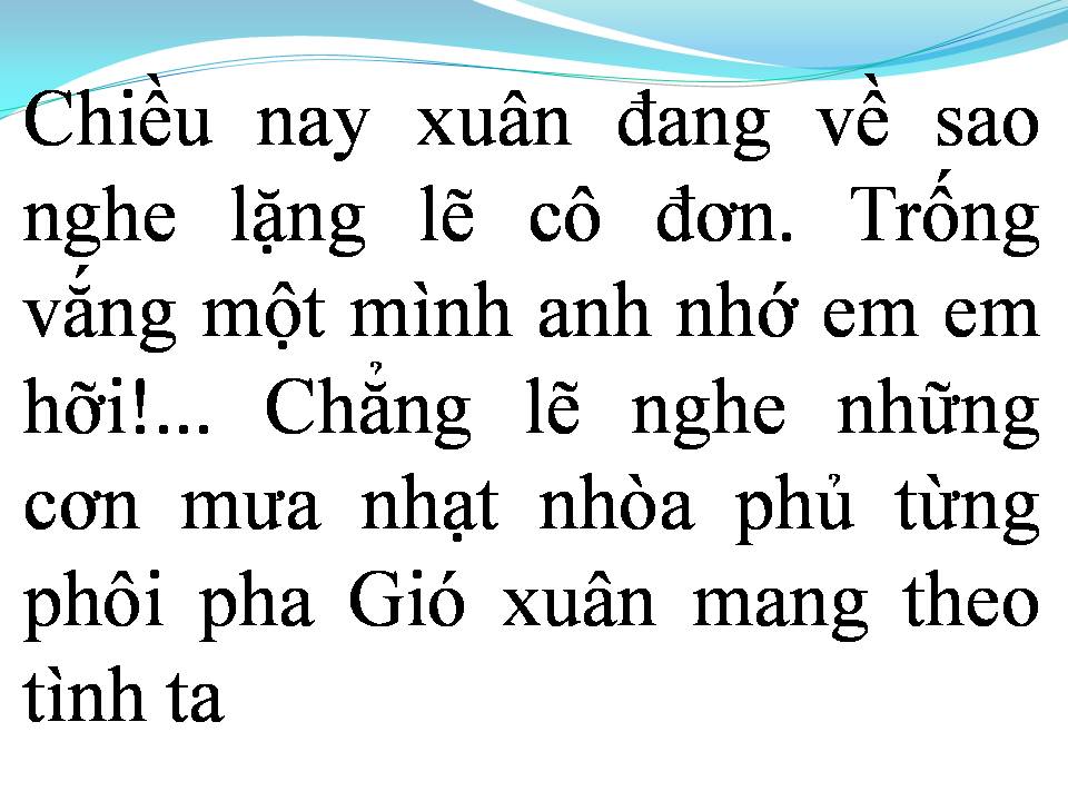 Lời bài hát HÃY MANG ĐẾN NHỮNG MÙA XUÂN