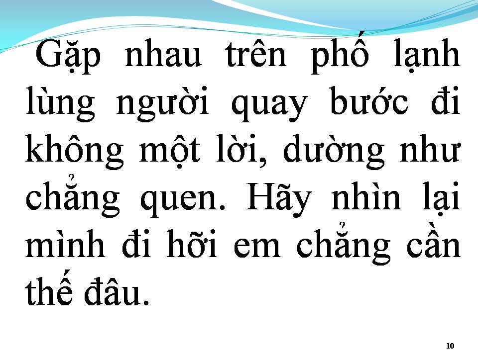 Lời bài hát HÃY NHÌN LẠI MÌNH ĐI