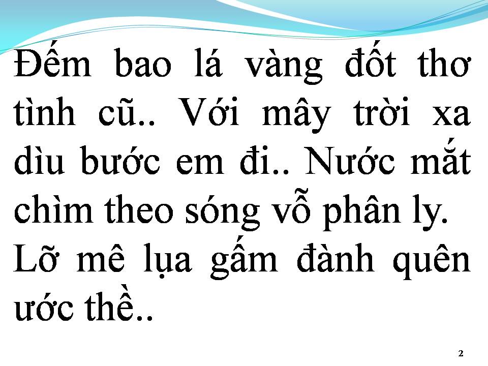 Lời bài hát HÃY QUÊN NHAU