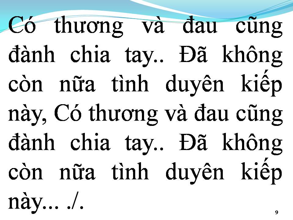 Lời bài hát HÃY QUÊN NHAU